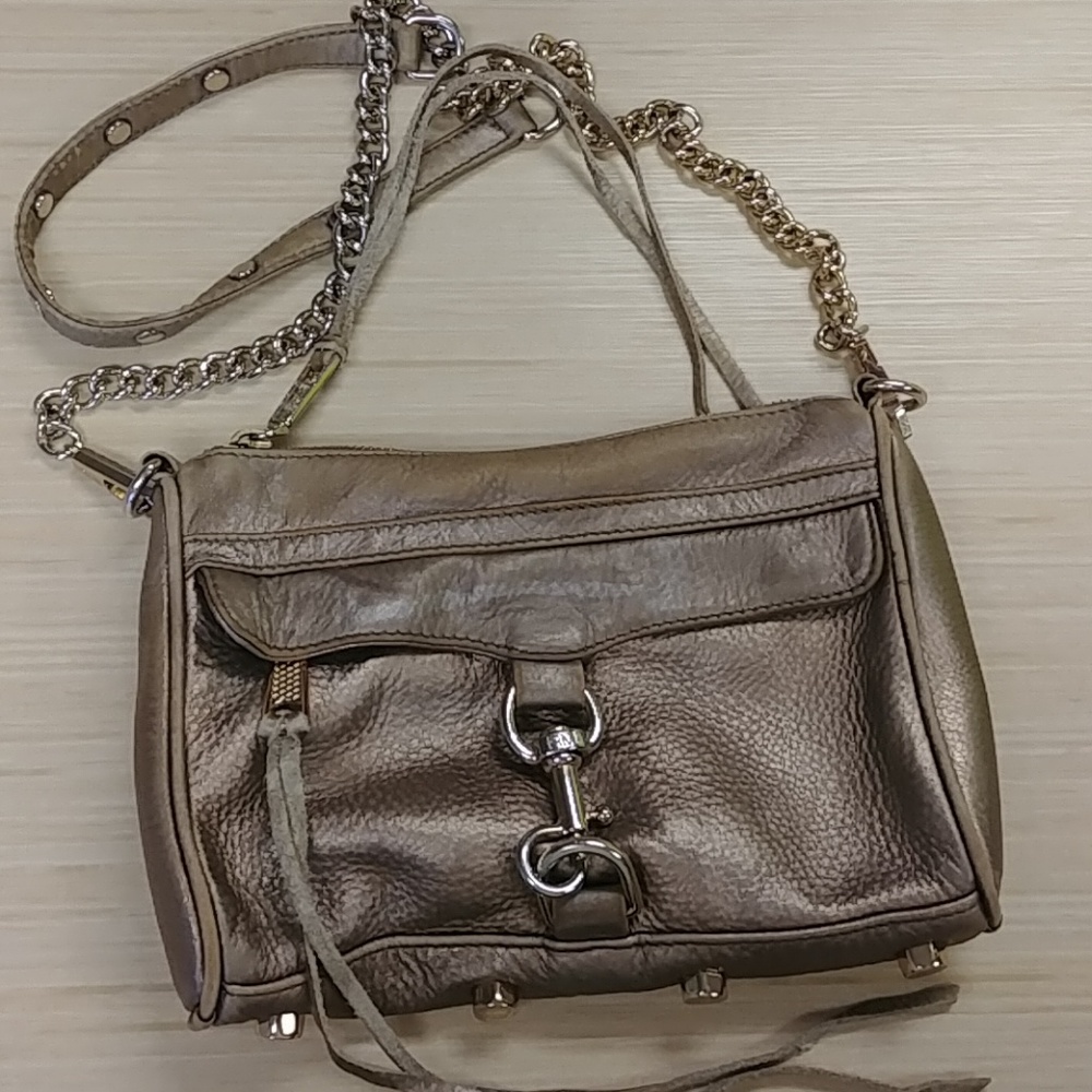 Rebecca Minkoff Copper Leather Crossbody